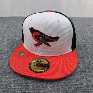 Baltimore Orioles New Era 59FIFTY Fitted Baseball Cap White Orange Black Men S‎